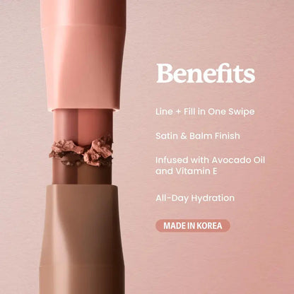 TAILEDEN Lip Definer - 2-in-1 Lip Liner & Balm