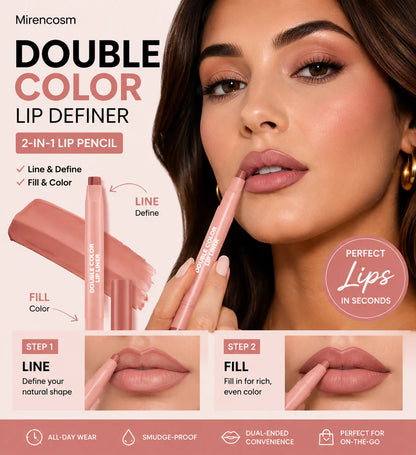 DoubleColor 2-in-1 Lip Definer Balm — Buy 1 Get 1 Free