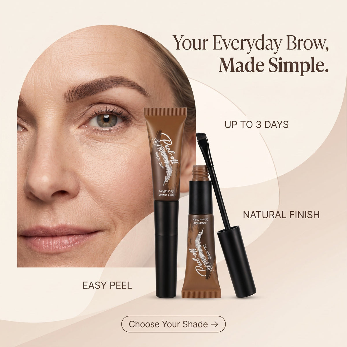 3-Day Peel-Off Brow Tint